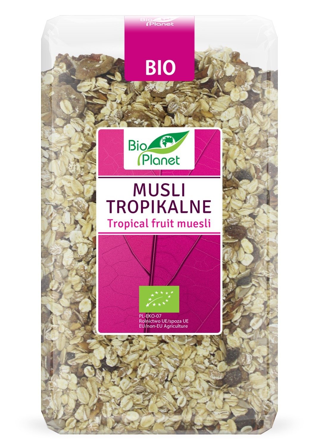 Musli tropikalne BIO 600 g - BIO PLANET