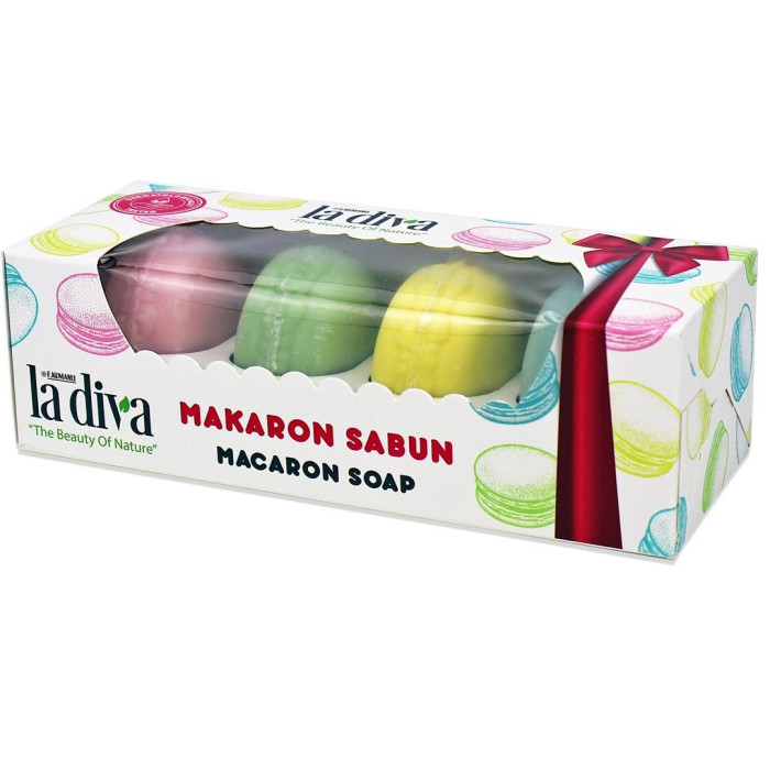 Mydła makaroniki owocowe (4 x 50 g) 200 g - LA DIVA