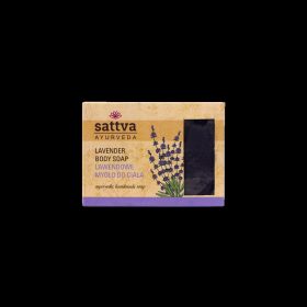 Mydło w kostce do ciała lawenda 125 g - SATTVA (AYURVEDA)