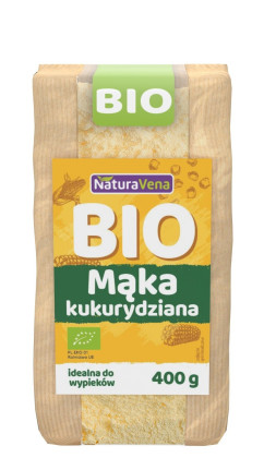 Mąka kukurydziana BIO 400 g - NATURAVENA
