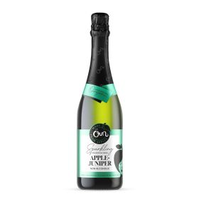 Napój bezalkoholowy jabłkowo - jałowcowy musujący BIO 750 ml - OUN