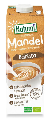 Napój migdałowy barista bez cukru BIO 1 L - NATUMI