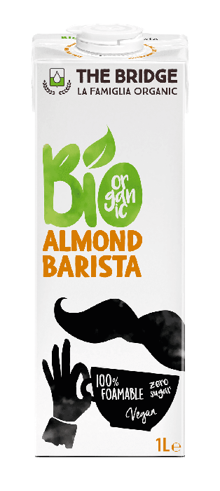 Napój migdałowy barista bez dodatku cukrów bezglutenowy BIO 1 L - THE BRIDGE