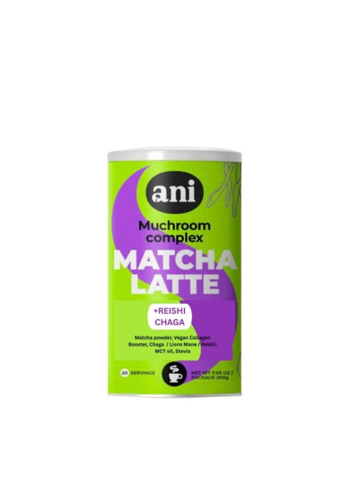 Napój mushroom complex matcha latte 200 g - ANI