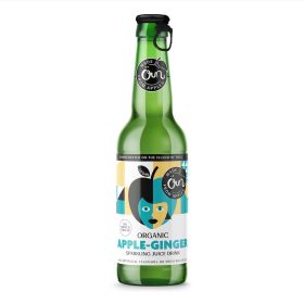 Napój musujący jabłko - imbir bez dodatku cukrów BIO 330 ml - OUN