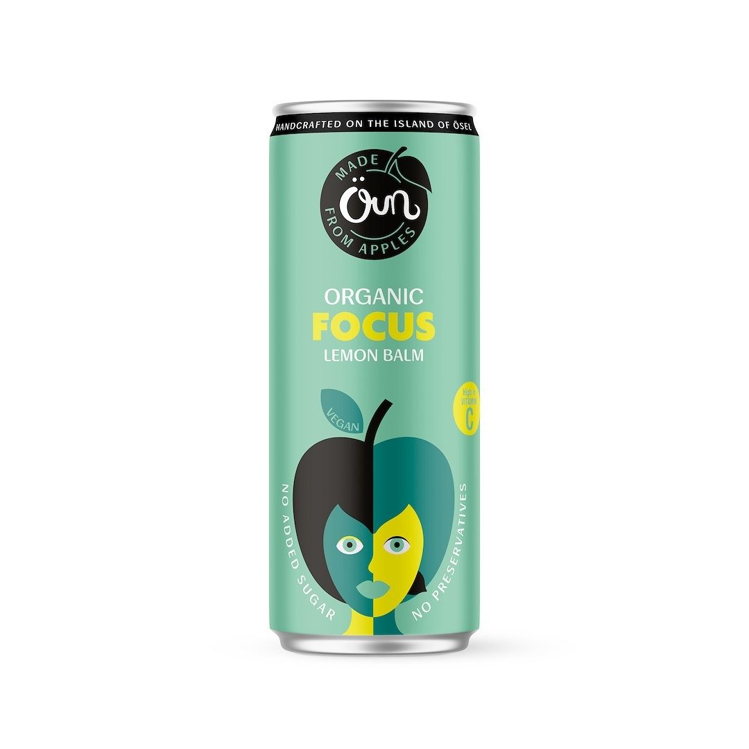 Napój musujący na koncentrację z melisą bez dodatku cukrów BIO 250 ml -  OUN