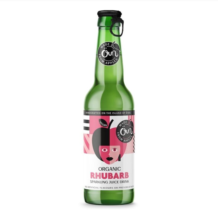 Napój musujący rabarbarowy BIO 330 ml - OUN