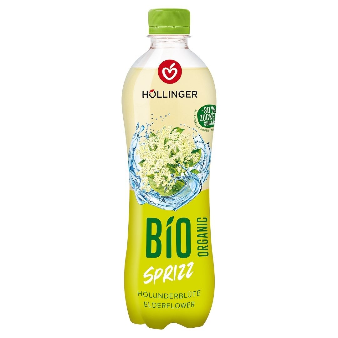Napój o smaku kwiatów czarnego bzu BIO 500 ml - HOLLINGER