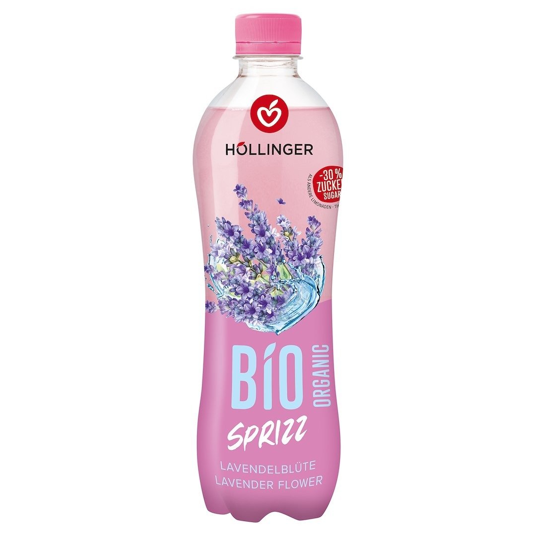 Napój o smaku lawendy BIO 500 ml - HOLLINGER