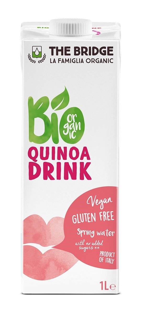 Nap&#xF3;j&#x20;quinoa&#x20;z&#x20;ry&#x017C;em&#x20;bez&#x20;dodatku&#x20;cukr&#xF3;w&#x20;bezglutenowy&#x20;BIO&#x20;1&#x20;L&#x20;-&#x20;THE&#x20;BRIDGE