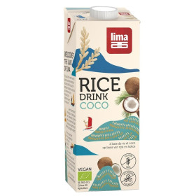 Napój ryżowo - kokosowy bez dodatku cukrów bezglutenowy BIO 1 L - LIMA