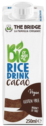 Napój ryżowy o smaku czekoladowym bezglutenowy BIO 250 ml - THE BRIDGE