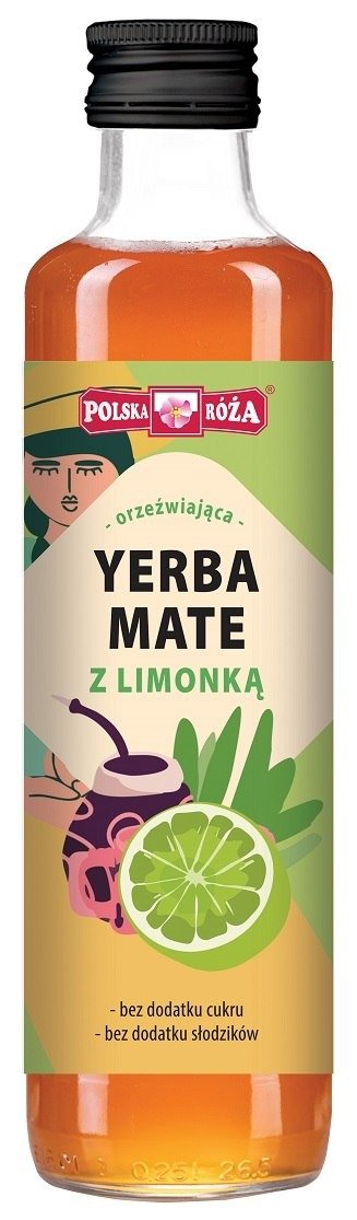 Napój yerba mate z limonką 250 ml - POLSKA RÓŻA