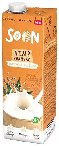 Napój z konopi omega-3 bez cukru BIO 1 L - SOJADE (SOON)