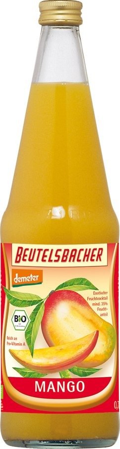 Napój z mango demeter BIO 700 ml - BEUTELSBACHER