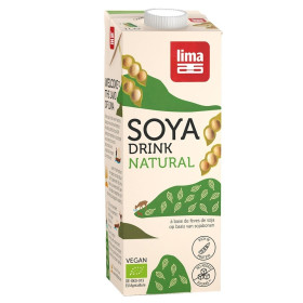 Napój sojowy bez dodatku cukrów bezglutenowy BIO 1 L - LIMA