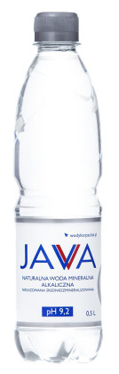 Naturalna woda mineralna alkaliczna niegazowana 500 ml - JAVA