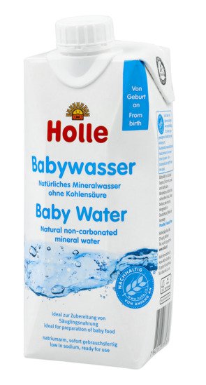 Naturalna woda mineralna niegazowana dla niemowląt 500 ml - HOLLE