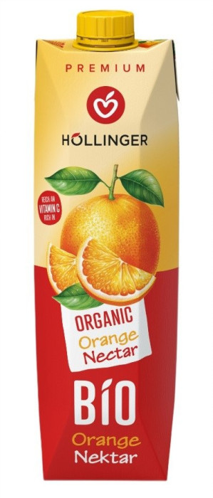 Nektar pomarańczowy BIO 1 L - HOLLINGER