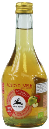 Ocet jabłkowy 5 % filtrowany BIO 500 ml - ALCE NERO