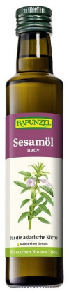 Olej sezamowy tłoczony na zimno BIO 250 ml - RAPUNZEL