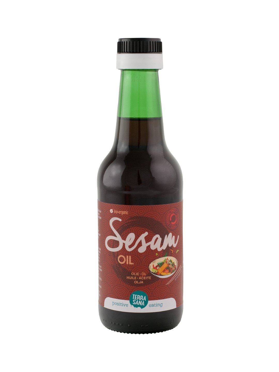 Olej&#x20;sezamowy&#x20;&#x28;z&#x20;pra&#x017C;onych&#x20;nasion&#x29;&#x20;bezglutenowy&#x20;BIO&#x20;250&#x20;ml&#x20;-&#x20;TERRASANA