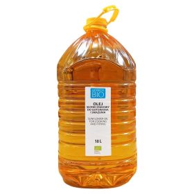 Olej słonecznikowy do gotowania i smażenia tłoczony na zimno BIO 10 L - HORECA (BIO PLANET)