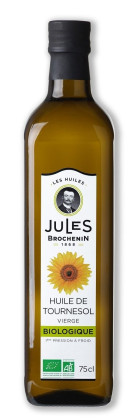 Olej słonecznikowy virgin BIO 750 ml - JULES BROCHENIN