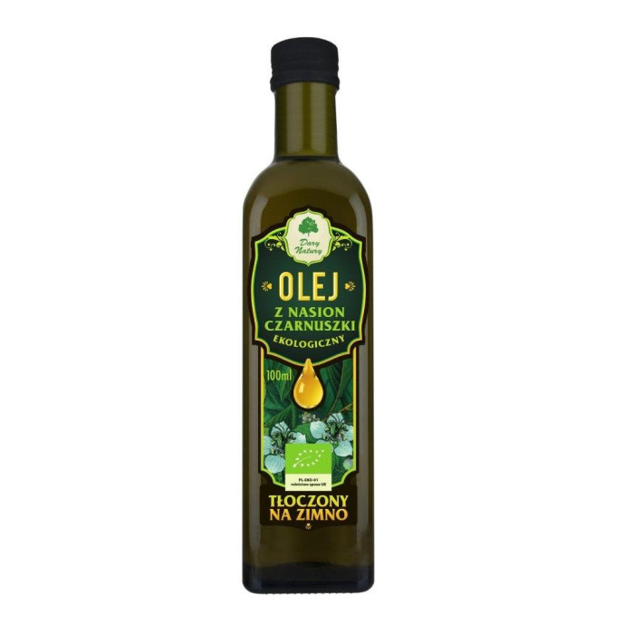 Olej z czarnuszki filtrowany tłoczony na zimno BIO 100 ml - DARY NATURY