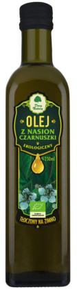 Olej z czarnuszki tłoczony na zimno BIO 250 ml - DARY NATURY