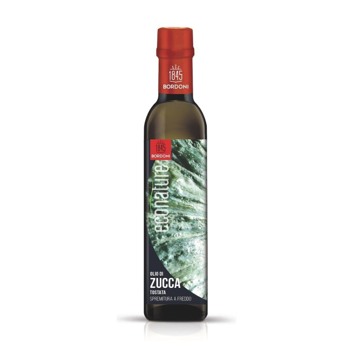 Olej z pestek dyni (z prażonych pestek) tłoczony na zimno BIO 250 ml - BORDONI (ECONATURE)
