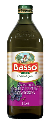 Olej z pestek winogron 1 l - BASSO