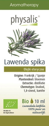 Olejek eteryczny lawenda szerokolistna BIO 10 ml - PHYSALIS