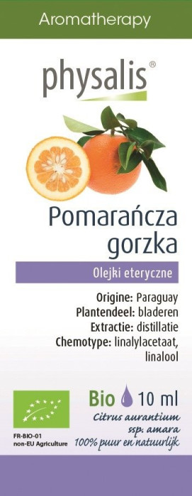 Olejek eteryczny petitgrain BIO 10 ml - PHYSALIS