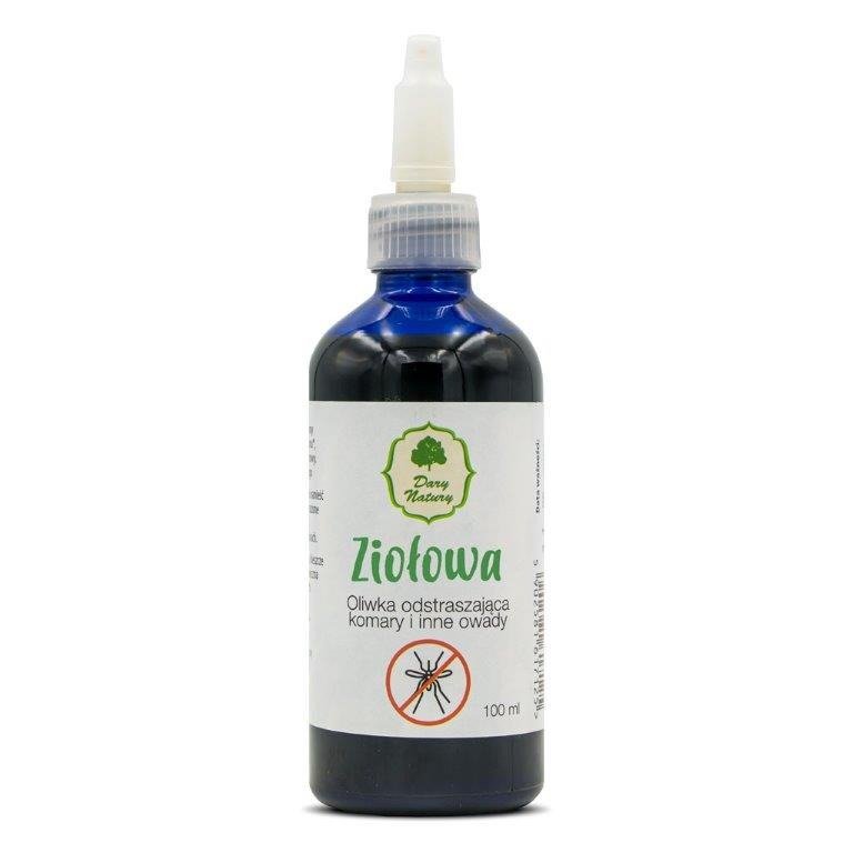 Oliwka ziołowa na komary i inne owady 100 ml - DARY NATURY (PRODUKT SEZONOWY)