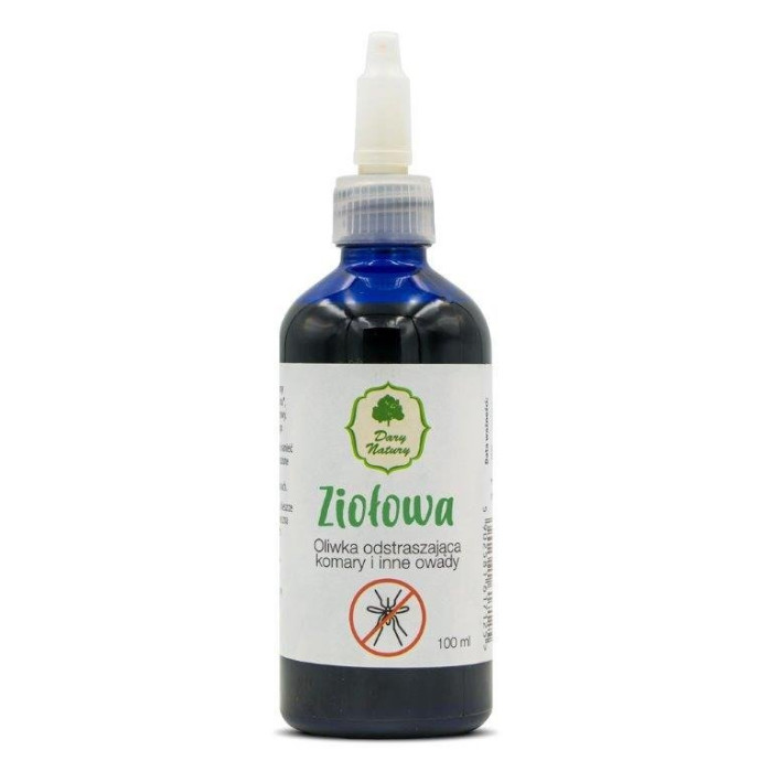 Oliwka ziołowa na komary i inne owady 100 ml - DARY NATURY (PRODUKT SEZONOWY)