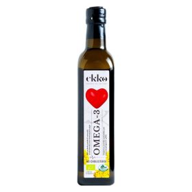 Omega-3 - mieszanka z olejem lnianym BIO 500 ml - EKKO