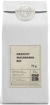 Orzechy macadamia BIO 75 g - THE PLANET