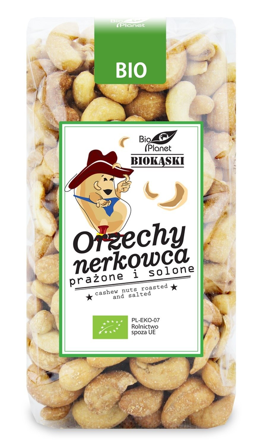 Orzechy nerkowca prażone i solone BIO 350 g - BIO PLANET