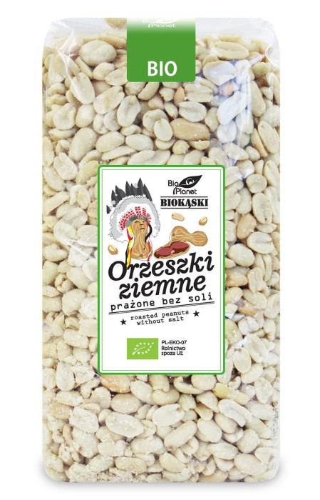 Orzeszki ziemne prażone bez soli BIO 1 kg - BIO PLANET