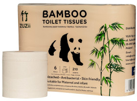 Papier toaletowy bambusowy 6 rolek - ZUZII
