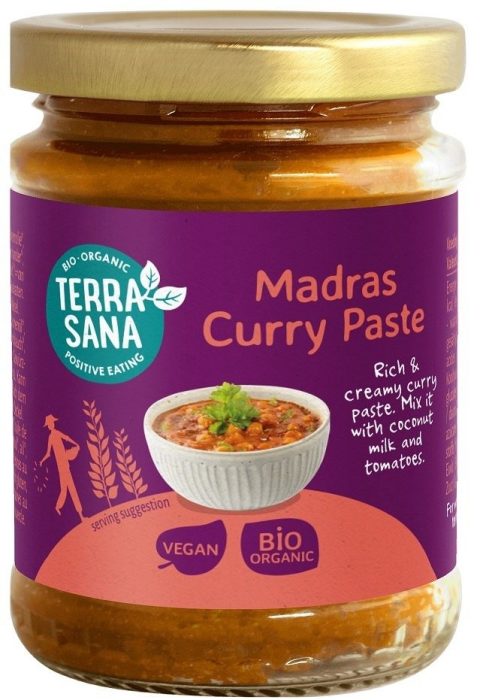 Pasta curry madras BIO 130 g - TERRASANA