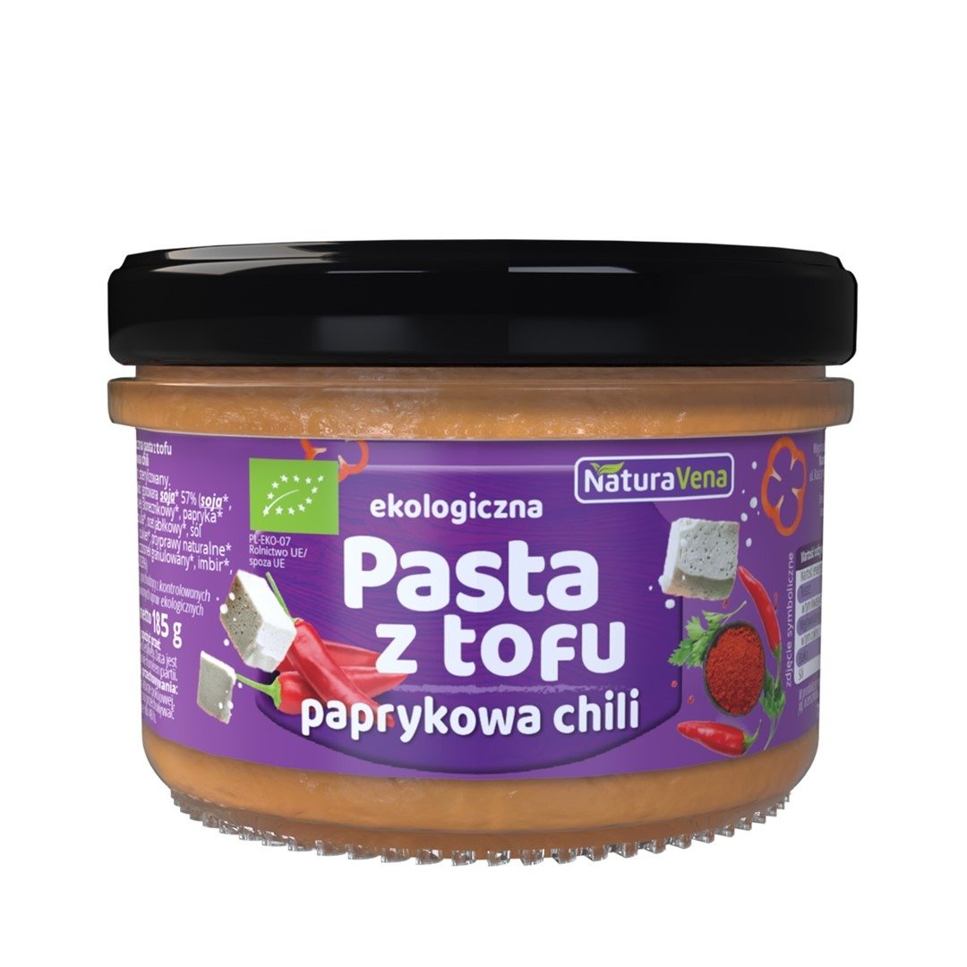 Pasta sojowa z papryką BIO 185 g - NATURAVENA