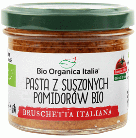 Pasta z suszonych pomidorów (bruschetta) BIO 100 g - BIO ORGANICA ITALIA