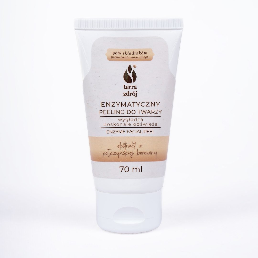 Peeling enzymatyczny do twarzy 70 ml - TERRA ZDRÓJ (SERIA BOROWINOWA)