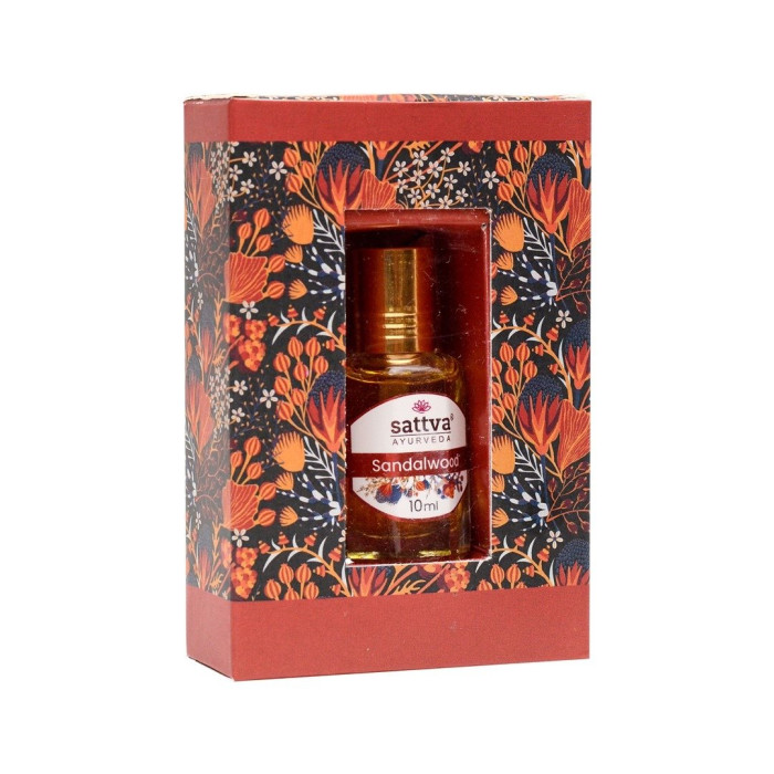 Perfumy w olejku drzewo sandałowe (roll-on) 10 ml - SATTVA (AYURVEDA)