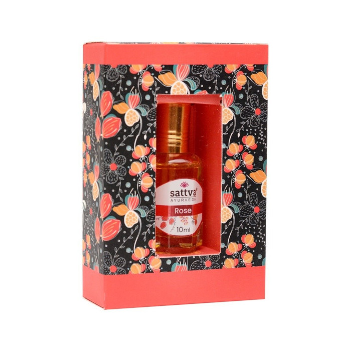 Perfumy w olejku róża (roll-on) 10 ml - SATTVA (AYURVEDA)