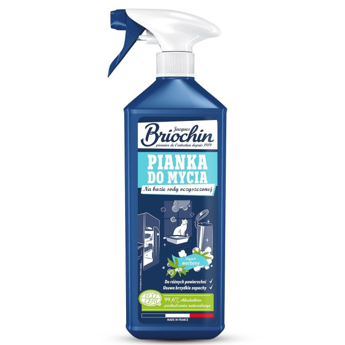 Pianka czyszcząca usuwająca zapachy werbenowa w sprayu eco 750 ml - BRIOCHIN