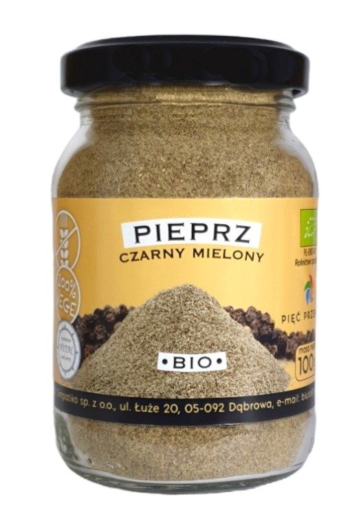 Pieprz&#x20;czarny&#x20;mielony&#x20;bezglutenowy&#x20;BIO&#x20;100&#x20;g&#x20;-&#x20;PI&#x0118;&#x0106;&#x20;PRZEMIAN