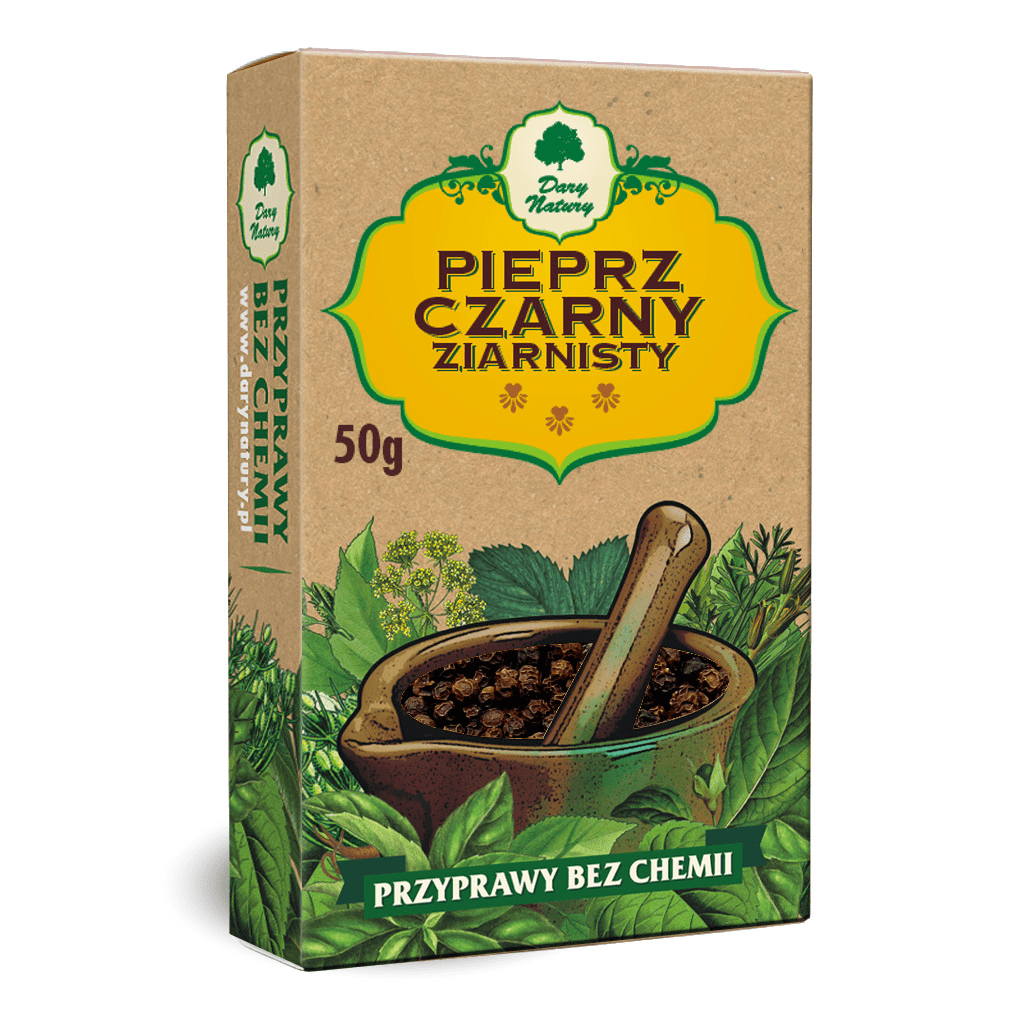 Pieprz&#x20;czarny&#x20;ziarnisty&#x20;50&#x20;g&#x20;-&#x20;DARY&#x20;NATURY